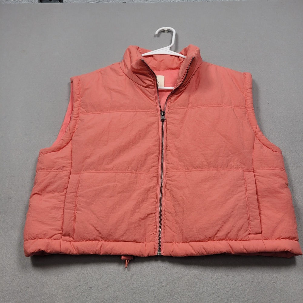 Thread & Supply Women Tea Rose Puffer Vest J1995CPWDG Medium